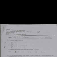 P1 Janaina 23/2 Álgebra Linear