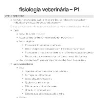 Fisiologia veterinária II