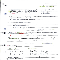 Mutações Gênicas - parte 1