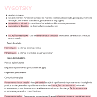 resumo VYGOTSKY